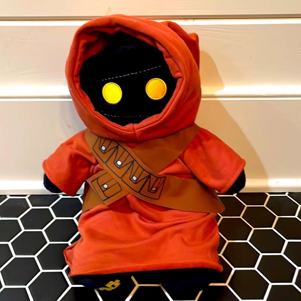 This is a build a bear from the series mandolorian